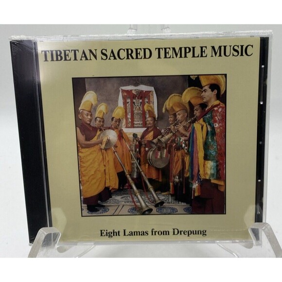 Tibetan Sacred Temple Music CD Folk Eight Lamas from Drepung 1980s 8 Song Album - Picture 1 of 4